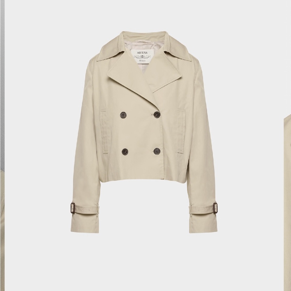 Aritzia cropped trench